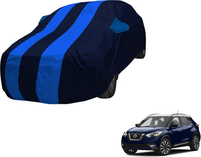 Amanzo Car Cover For Nissan Kicks (With Mirror Pockets)(Blue, Blue)