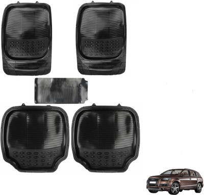 AuTO ADDiCT Rubber, PVC Standard Mat For  Audi Q7(Black)