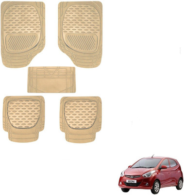 AuTO ADDiCT Rubber, PVC Standard Mat For  Hyundai Eon(Beige)