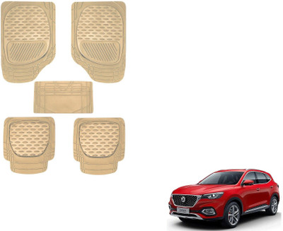 AuTO ADDiCT Rubber, PVC Standard Mat For  Universal For Car(Beige)