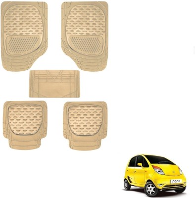 AuTO ADDiCT Rubber, PVC Standard Mat For  Tata Nano(Beige)