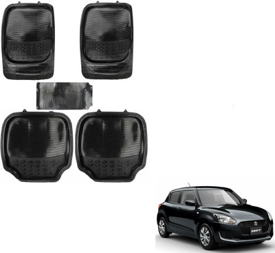 AuTO ADDiCT Rubber, PVC Standard Mat For  Maruti Suzuki New Swift(Black)