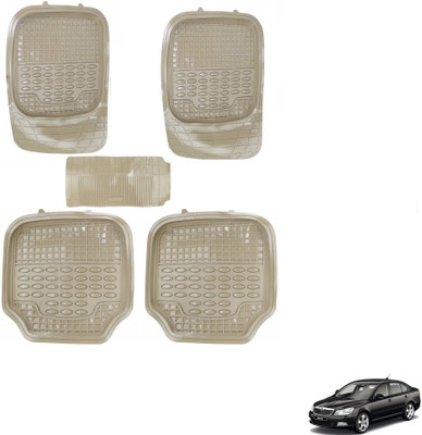 AuTO ADDiCT PVC Standard Mat For  Skoda Laura(Beige)