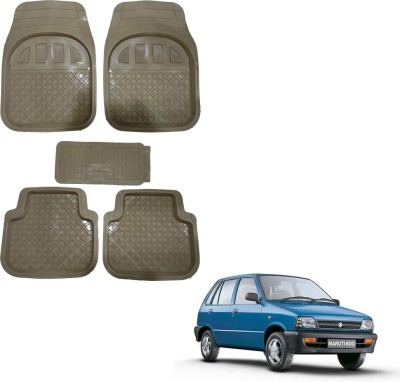 Oshotto Rubber Standard Mat For  Maruti Suzuki 800(Beige)