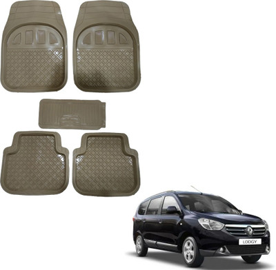 Oshotto Rubber Standard Mat For  Renault Lodgy(Beige)