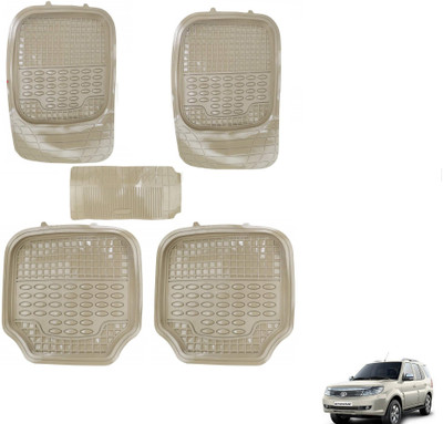 AuTO ADDiCT PVC Standard Mat For  Tata Safari Storme(Beige)