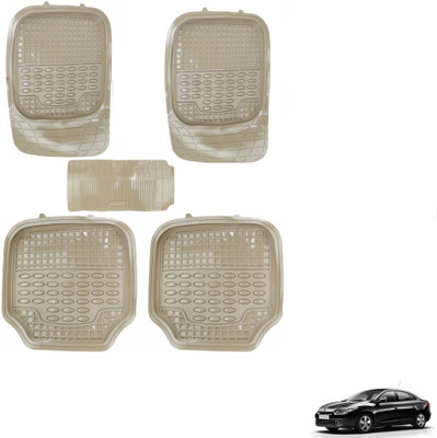 AuTO ADDiCT PVC Standard Mat For  Renault Fluence(Beige)