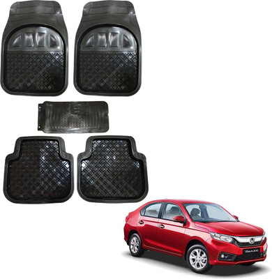 Oshotto Rubber Standard Mat For  Honda Amaze(Black)