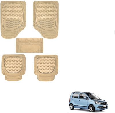 AuTO ADDiCT Rubber, PVC Standard Mat For  Maruti Suzuki WagonR(Beige)