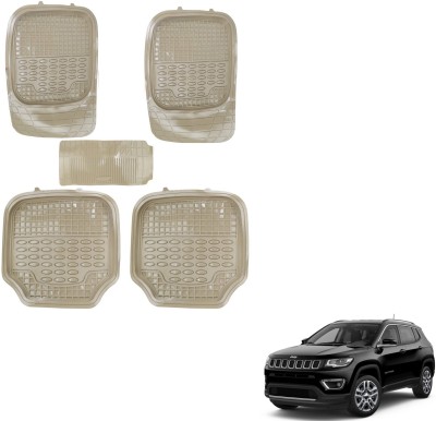 AuTO ADDiCT PVC Standard Mat For  Jeep Compass(Beige)