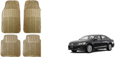 Auto Oprema Rubber Standard Mat For  Volkswagen Passat(Beige)