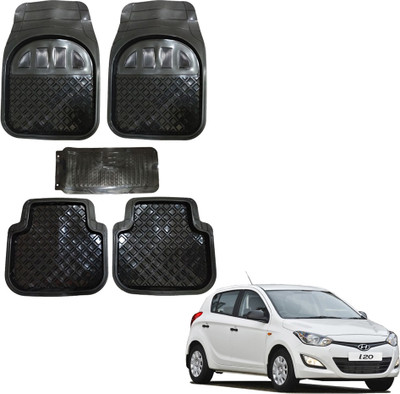 Oshotto Rubber Standard Mat For  Hyundai i20(Black)