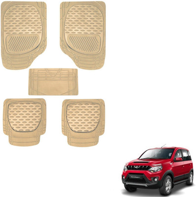 AuTO ADDiCT Rubber, PVC Standard Mat For  Mahindra Nuvosport(Beige)