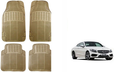 Auto Oprema Rubber Standard Mat For  Mercedes Benz C200(Beige)