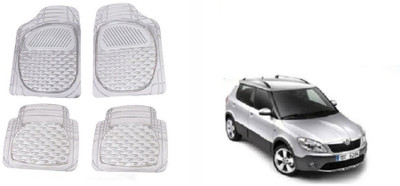 Auto Oprema Rubber Standard Mat For  Skoda Fabia Scout(Clear)