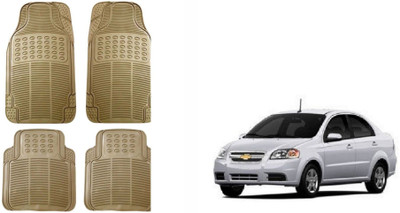 Auto Oprema Rubber Standard Mat For  Chevrolet Aveo(Beige)