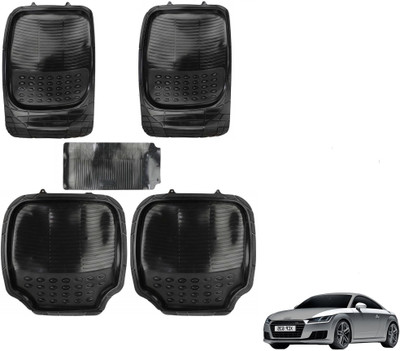AuTO ADDiCT Rubber, PVC Standard Mat For  Audi TT(Black)