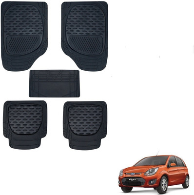 KOZDIKO Rubber Standard Mat For  Ford Figo(Black)