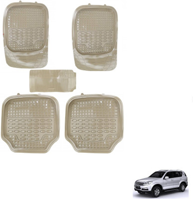 AuTO ADDiCT PVC Standard Mat For  Mahindra Rexton(Beige)