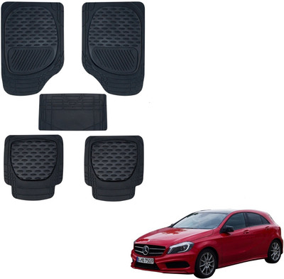 AuTO ADDiCT Rubber, PVC Standard Mat For  Mercedes Benz A-Class(Black)
