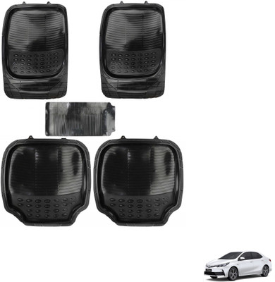 AuTO ADDiCT Rubber, PVC Standard Mat For  Toyota Altis(Black)