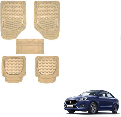 AuTO ADDiCT Rubber, PVC Standard Mat For  Maruti Suzuki New Dzire(Beige)