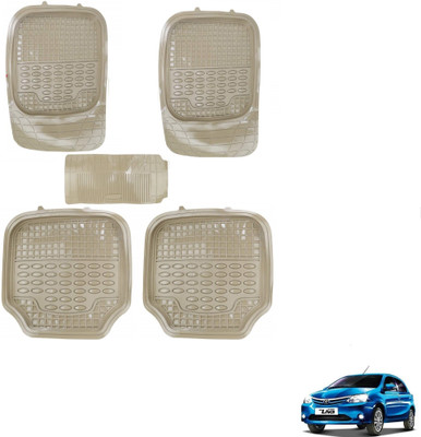 AuTO ADDiCT PVC Standard Mat For  Toyota Etios Liva(Beige)
