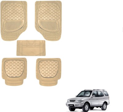 AuTO ADDiCT Rubber, PVC Standard Mat For  Tata Safari Dicor(Beige)