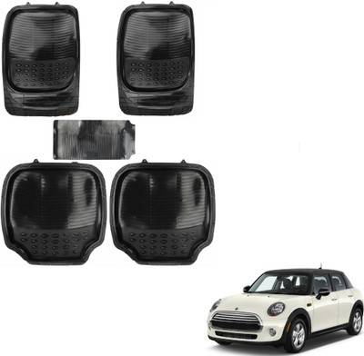 AuTO ADDiCT Rubber, PVC Standard Mat For  Mini Cooper(Black)