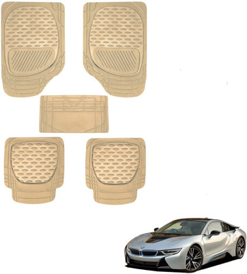 AuTO ADDiCT Rubber, PVC Standard Mat For  BMW I8(Beige)