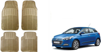 Auto Oprema Rubber Standard Mat For  Hyundai Elite i20(Beige)