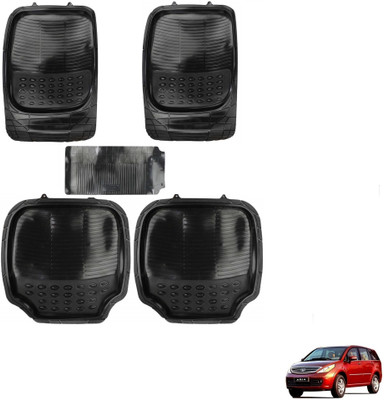 AuTO ADDiCT Rubber, PVC Standard Mat For  Tata Aria(Black)