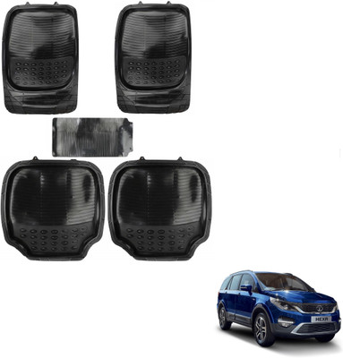 AuTO ADDiCT Rubber, PVC Standard Mat For  Tata Hexa(Black)
