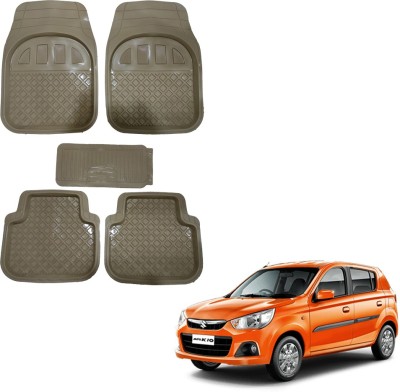 Oshotto Rubber Standard Mat For  Maruti Suzuki Alto K10(Beige)