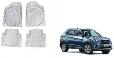 Auto Oprema Rubber Standard Mat For  Hyundai Creta(Clear)