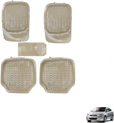 AuTO ADDiCT PVC Standard Mat For  Hyundai Accent(Beige)