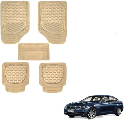 AuTO ADDiCT Rubber, PVC Standard Mat For  BMW 5 Series(Beige)