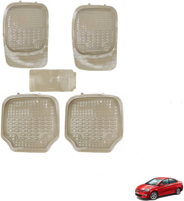 AuTO ADDiCT PVC Standard Mat For  Hyundai Fluidic Verna 4S(Beige)
