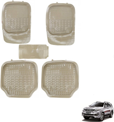 AuTO ADDiCT PVC Standard Mat For  Toyota Fortuner(Beige)
