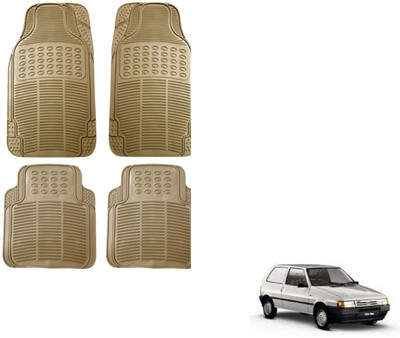 Auto Oprema Rubber Standard Mat For  Fiat Uno(Beige)