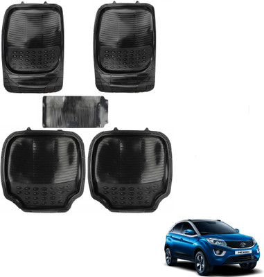 AuTO ADDiCT Rubber, PVC Standard Mat For  Tata Nexon(Black)