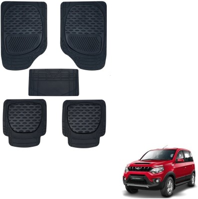 AuTO ADDiCT Rubber, PVC Standard Mat For  Mahindra Nuvosport(Black)