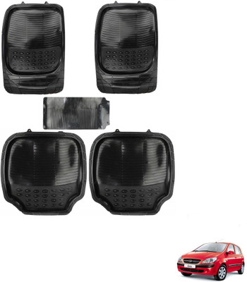 AuTO ADDiCT Rubber, PVC Standard Mat For  Hyundai Getz(Black)