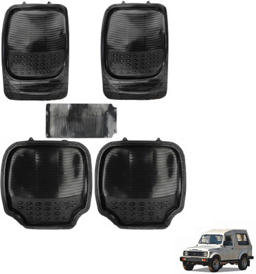 AuTO ADDiCT Rubber, PVC Standard Mat For  Maruti Suzuki Gypsy(Black)