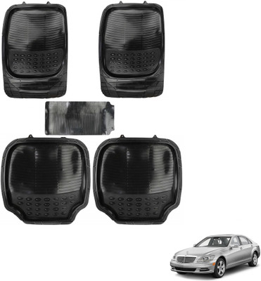 AuTO ADDiCT Rubber, PVC Standard Mat For  Mercedes Benz S-Class(Black)