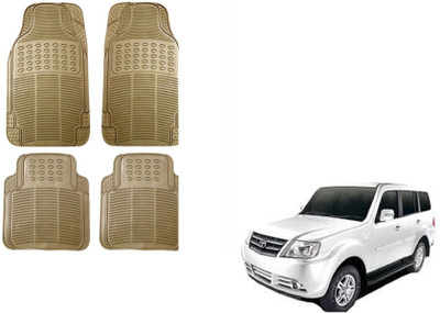 Auto Oprema Rubber Standard Mat For  Tata Sumo Grand(Beige)