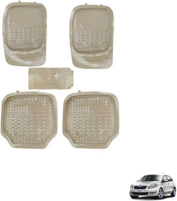 AuTO ADDiCT PVC Standard Mat For  Skoda Rapid(Beige)