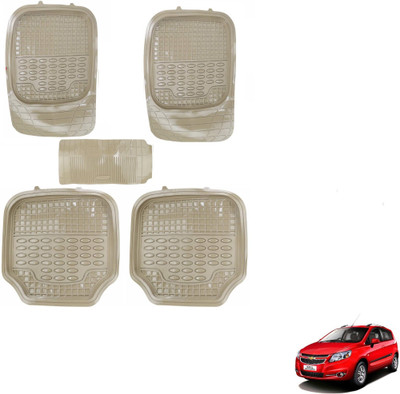 AuTO ADDiCT PVC Standard Mat For  Chevrolet Sail Hatchback(Beige)