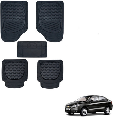 KOZDIKO Rubber Standard Mat For  Chevrolet Sail(Black)