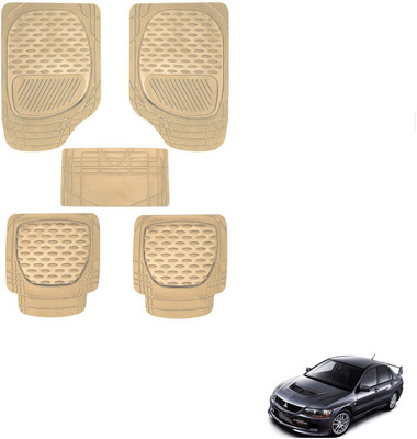AuTO ADDiCT Rubber, PVC Standard Mat For  Mitsubishi Lancer(Beige)